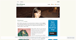 Desktop Screenshot of missrabab.wordpress.com