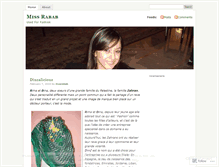Tablet Screenshot of missrabab.wordpress.com