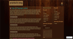 Desktop Screenshot of ananta3.wordpress.com