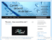 Tablet Screenshot of carnetdebordetdebar.wordpress.com