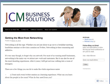 Tablet Screenshot of jcmbusiness.wordpress.com