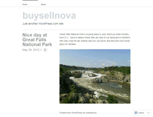 Tablet Screenshot of buysellnova.wordpress.com