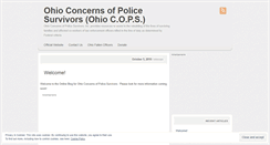Desktop Screenshot of ohiocops.wordpress.com