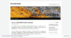 Desktop Screenshot of facendoredes.wordpress.com