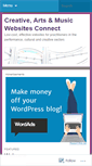 Mobile Screenshot of creativewebsitesconnect.wordpress.com