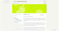 Desktop Screenshot of itsatotespreshlife.wordpress.com