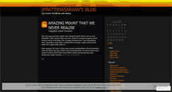 Desktop Screenshot of jfpattinasarany.wordpress.com
