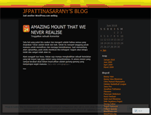 Tablet Screenshot of jfpattinasarany.wordpress.com