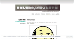 Desktop Screenshot of boludomiraesto.wordpress.com