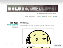 Tablet Screenshot of boludomiraesto.wordpress.com