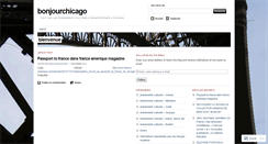 Desktop Screenshot of bonjourchicago.wordpress.com