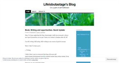 Desktop Screenshot of lifeisbutastage.wordpress.com