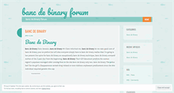 Desktop Screenshot of mediakit.bancdebinaryforum.wordpress.com