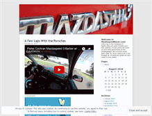 Tablet Screenshot of mazdaspeedracer.wordpress.com