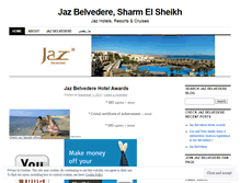 Tablet Screenshot of jazbelvedere.wordpress.com
