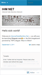Mobile Screenshot of ihmn.wordpress.com