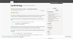 Desktop Screenshot of h4rdboiledegg.wordpress.com