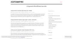 Desktop Screenshot of agathabertie5.wordpress.com