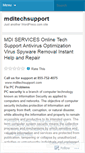 Mobile Screenshot of mditechsupport.wordpress.com