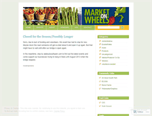 Tablet Screenshot of marketonwheels.wordpress.com