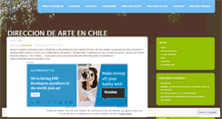 Desktop Screenshot of direcciondearteenchile.wordpress.com