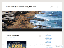 Tablet Screenshot of fullfilminiizle.wordpress.com