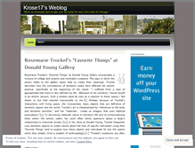 Tablet Screenshot of krose17.wordpress.com