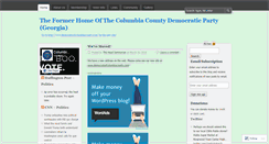 Desktop Screenshot of columbiacntydemocrats.wordpress.com