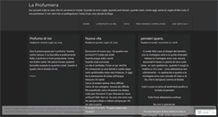 Desktop Screenshot of laprofumiera.wordpress.com