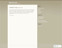 Tablet Screenshot of blognetworkz.wordpress.com