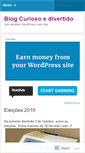 Mobile Screenshot of curiosoedivertido.wordpress.com