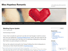 Tablet Screenshot of misshopelessromantic.wordpress.com