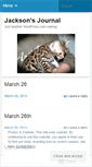 Mobile Screenshot of jacksonsjournal.wordpress.com