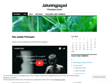 Tablet Screenshot of jaluningjagad.wordpress.com