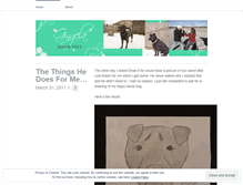 Tablet Screenshot of gingela.wordpress.com