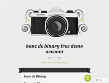 Tablet Screenshot of coverpage.bancdebinaryfreedemoaccount.wordpress.com