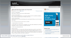 Desktop Screenshot of health38.wordpress.com