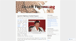 Desktop Screenshot of collegefootblog.wordpress.com