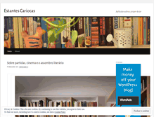 Tablet Screenshot of estantescariocas.wordpress.com