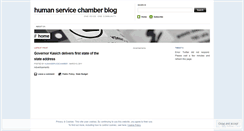 Desktop Screenshot of humanservicechamber.wordpress.com