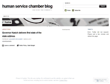 Tablet Screenshot of humanservicechamber.wordpress.com