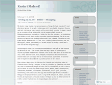 Tablet Screenshot of karinuma.wordpress.com