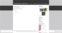 Desktop Screenshot of divingarchitect.wordpress.com