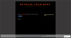 Desktop Screenshot of getbodymagic1.wordpress.com