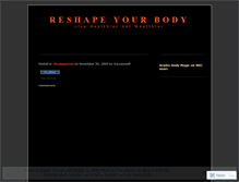 Tablet Screenshot of getbodymagic1.wordpress.com