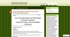 Desktop Screenshot of dermatofuncional.wordpress.com