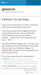 Mobile Screenshot of glazeover.wordpress.com
