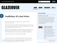 Tablet Screenshot of glazeover.wordpress.com