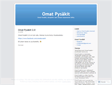 Tablet Screenshot of omatpysakit.wordpress.com