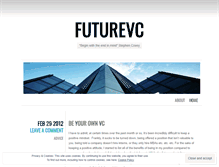 Tablet Screenshot of futurevc.wordpress.com